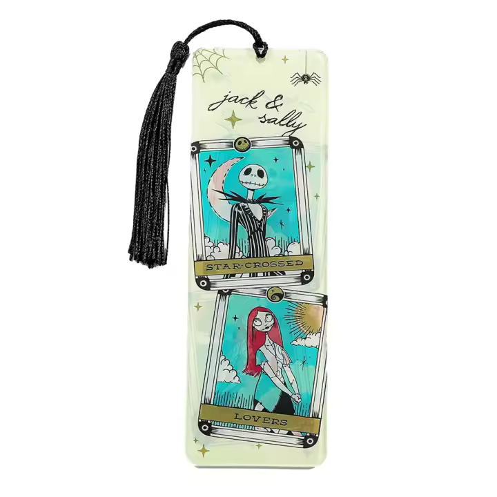 Marcador De Páginas the Nightmare before Christmas Halloween Sally Jack Acrílico Suministros De Estación Para Fanáticos Y Estudiantes - 1