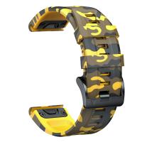Correa De Reloj De Silicona Camuflaje QuickFit 22mm 26mm Para Garmin Fenix 6X 7X pro Compatible Con Fenix 6Pro 5Plus - details 7