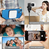 Luz De Billetera Magnética Mini Para iPhone 12 13 14 15 Serie LED Cube Con Clip Para Maquillaje Vlog Luz De Video De Cámara - details 6