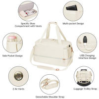 Bolsa de viaje multifuncional para fitness, con maleta con ruedas, bolsa de equipaje de viaje para artículos personales, bolsa de gimnasio para baile, bolsa de viaje para gimnasio - details 2