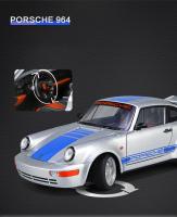 Porsche 964 Carrera RS 911 De 1:24 En Aleación Con Sonido Y Luz Vehículo Diecast Para Niños Regalos Con Retroceso Pullback - details 7