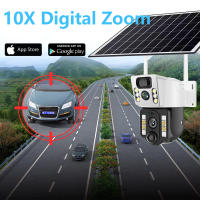 Cámara Solar 4G Con Doble Lente Y Visión Nocturna HD 8MP IP CCTV Vigilancia PTZ Detección De Humano Alarma Impermeable - details 15