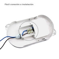 APLIQUE DE PARED LED CERCIS NEGRO GSC EVOLUTION 15W LUZ BLANCA 6500K 1860 LUMENES - PROTECCION IP65 - details 4