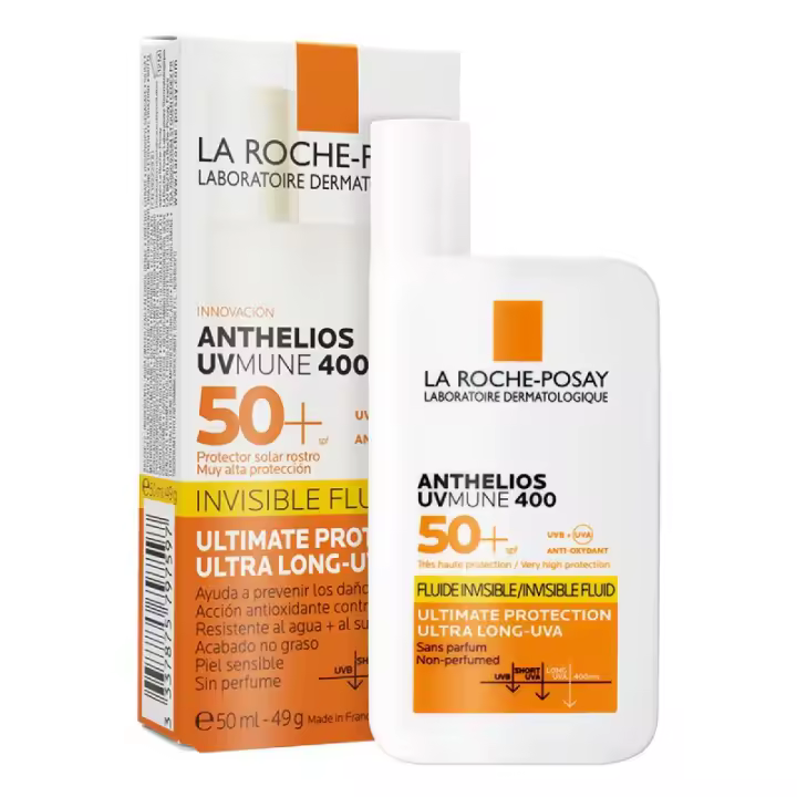 Protector Solar Facial La Roche Posay Anthelios UV Mune 400 FPS50+ 50 Ml - Protección Solar Avanzada - 1