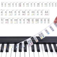 Etiquetas De Teclado De Piano De Silicona Desmontables Para Principiantes Aprendizaje De Piano Para 88/61 Teclas - details 6