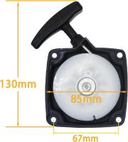SWNKDG Arrancador 2PS + Placa Mitnehmer para desbrozadora Red Fox Tarus Fuxtec Timbertech BC52, BC520 - details 0