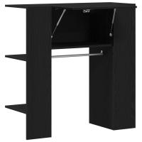 vidaXL Armario de Pasillo Roble Negro Madera Elaborada 97.5 x 37 x 99 cm - details 3