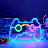Lámpara De Juego USB LED Neón Para Regalo Decoración De Pared Para Habitación De Videojuegos Camping Casa Luz De Logo Neón - details 6