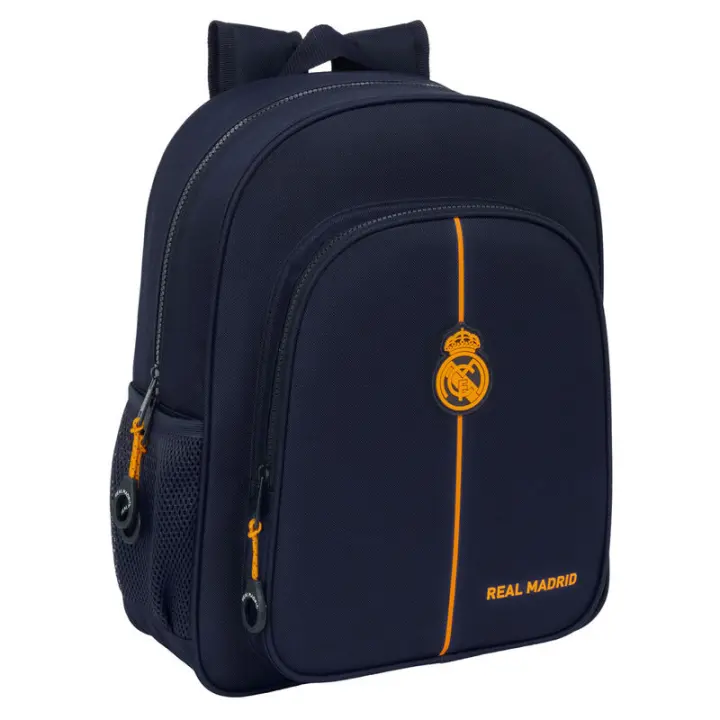 Mochila Junior Adapt.Carro Real Madrid 2? Equipacion 24/25 32X12X38Cm Producto Oficial Para Niños y Niñas - 1