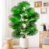 Planta Artificial De Palma Tropical Grande 60-105cm (37.2 Pulgadas) Hoja De Ventilador Decoración Para Oficina Y Hogar - details 14