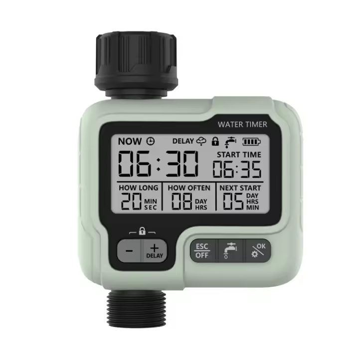 Temporizador de Agua Temporizador de Riego Ipx5 Impermeable Manual Asperdor Automático with large LCD Pantalla - 1