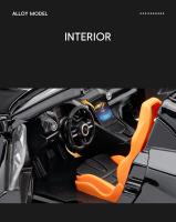 Coche De Deportes Mercedes-Benz SL63 Escala 1:24 Modelo De Aleación Con Sonido Y Luz Vehículo De Colección Para Niños Material Metálico Sin Batería - details 10