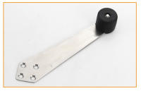 Parador De Puerta De Acero Inoxidable 304 Anticolisión Con Limiter De 90 Grados Material De Goma Durable Para Abertura Esquerda E Direita - details 15