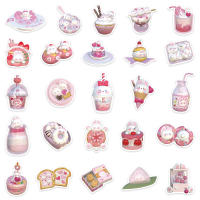 50PCS Pegatinas De Conejo Cartoon Lindo Y Creativo Para Escritorio Guitarra Computadora Resistentes Al Agua Tamaño 3-10CM - details 3