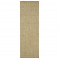 vidaXL Alfombra de sisal natural 66x200 cm Color Natural,  Negro,  Marrón y mas Alfombras de área  Alfombra de Piso para Sala de Estar Dormitorio Habitación Salón - details 0