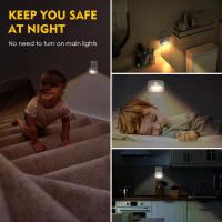 Lámpara Nocturna LED Con Sensor De Movimiento EU Plug Para Decoración De Habitaciones De Niños Pasillo Escaleras WC Lámpara Nocturna Para Dormitorio - details 10