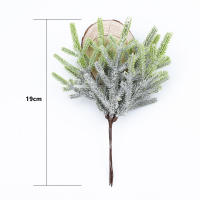 6Pcs Plantas Artificiales Pin Falsas En Vajillas Decoraciones De Navidad Para El Hogar Bodas DIY Regalos Caja De Coronas De Navidad Flores De Plástico - details 0