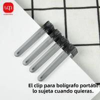 Lápices De Gel Negros Mate WQN Tinte De Calidad Superior 0.5mm 3/6/12PCS Para PráCTICas Universitarias Y Oficinas Material plÁSTICO - details 3