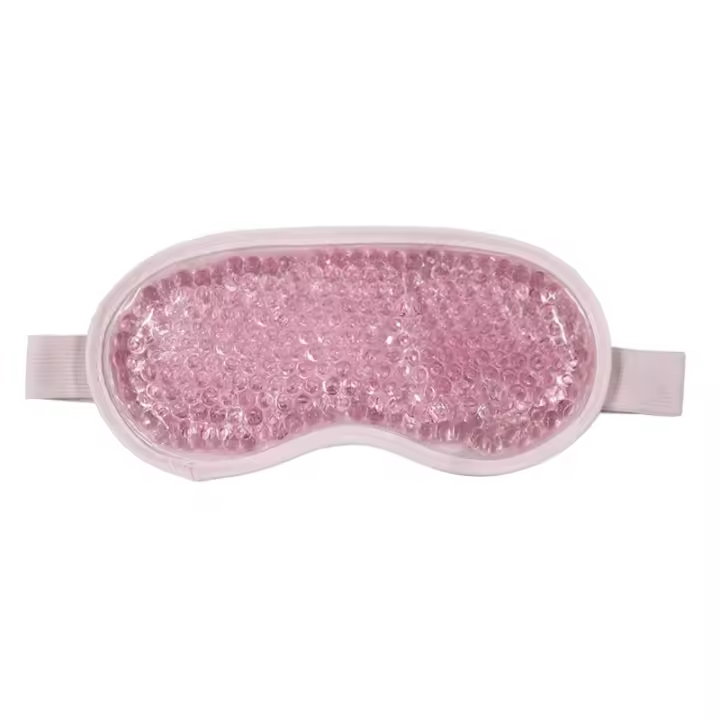 Mascarilla de ojos para cara fría, paquete de máscara de hielo con cuentas de Gel para ojeras, Reduce el uso durante el sueño, paquetes de compresa fría y caliente para relajarse,Mascarilla de ojos para cara fría, paquete de máscara de hielo con cuentas d - 1