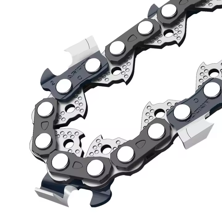 2 unids 40 enlace motosierra bar 25cm(10 pulgadas) motosierra-segmento de ángulo recto galvanizado - 1