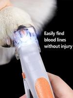 Tijeras De Uñas Para Mascotas Con Luz LED Y Función De Amplificación Herramienta De Aseo Para Perros Y Gatos Material De Acero Inoxidable - details 6