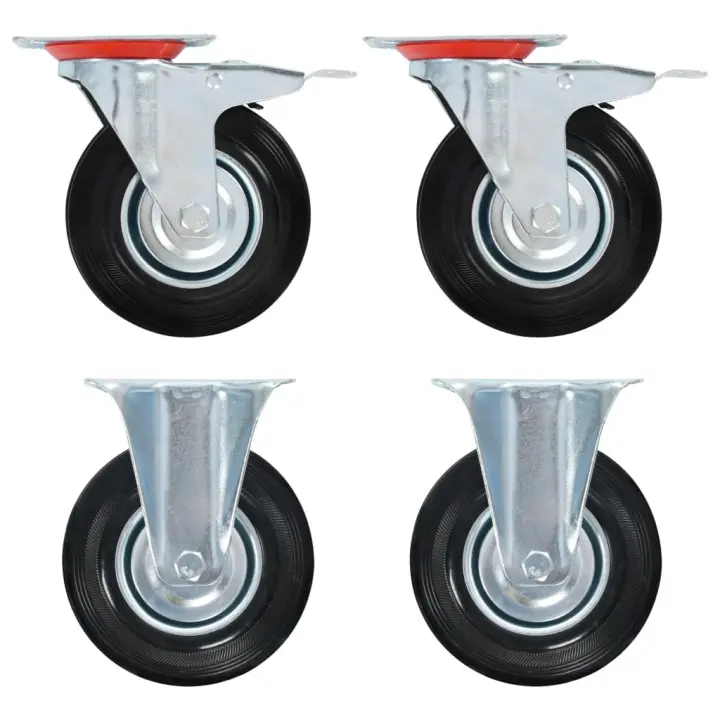 vidaXL Ruedas 24 unidades 125 mm - 1