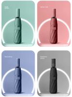 Paraguas automático de tres pliegues, sombrilla portátil de doble uso, plegable, grande, resistente al viento, ligero, para publicidad - details 11