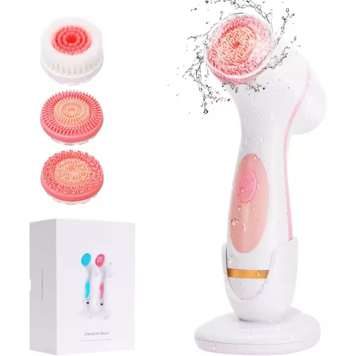 Cepillo Facial Eléctrico 3 en 1 - Limpieza Profunda, Masaje & Exfoliación - 1