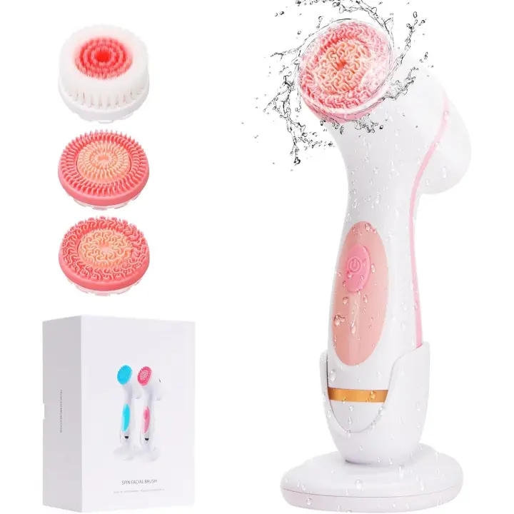 Cepillo Facial Eléctrico 3 en 1 - Limpieza Profunda, Masaje & Exfoliación - 1