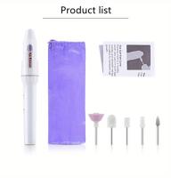 Juego De 5 En 1 De Corte Eléctrico Para Uñas Portátil Para Uñas Acrílicas Tiras De Uñas Cortador De Cutículas Y Herramienta De Manicura - details 9
