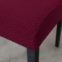 Cubierta De Silla Jacquard Talla XL Con Espalda Para Bodas Y Comedor Cubierta De Asiento Moderna Resistente Al Envejecimiento Para Sillas De Cocina - details 25