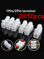 20/50Pcs Conector De Cable Sin Soldar 1P 2P Terminales De Bloque Sin Tornillo Clip Elástico Para Electricidad - details 0