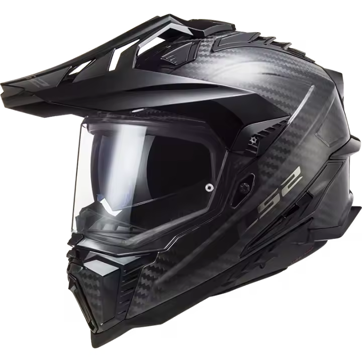 LS2 MX701 C EXPLORER GLOSS CARBON-06 - 1