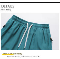 Shorts De Deporte Para Hombres Verano Corte Casual De Seda Helada Alta Calidad Ligero Secado Rápido Para Fitness Y Correr Talla True - details 17