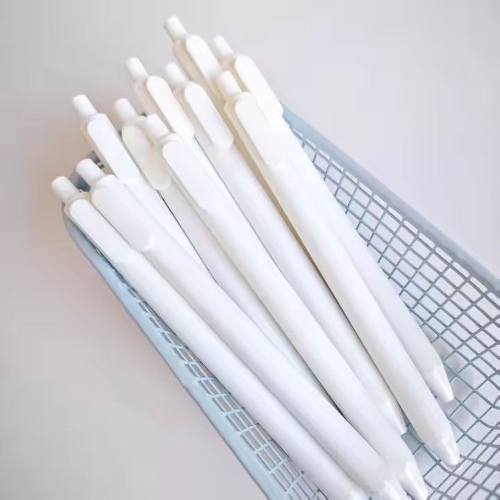 Bolígrafo Gel Minimalista Neutro Para Estudiantes Y Oficina Negro Presión Agua Retro Colores Macarón Bola De Tinta 0.5mm - 1