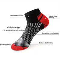 6 Pares De Deportivos Cortos Para Hombre Transpirables Cómodos De Poliéster Para Todas Las Estaciones Correr Casual - details 7