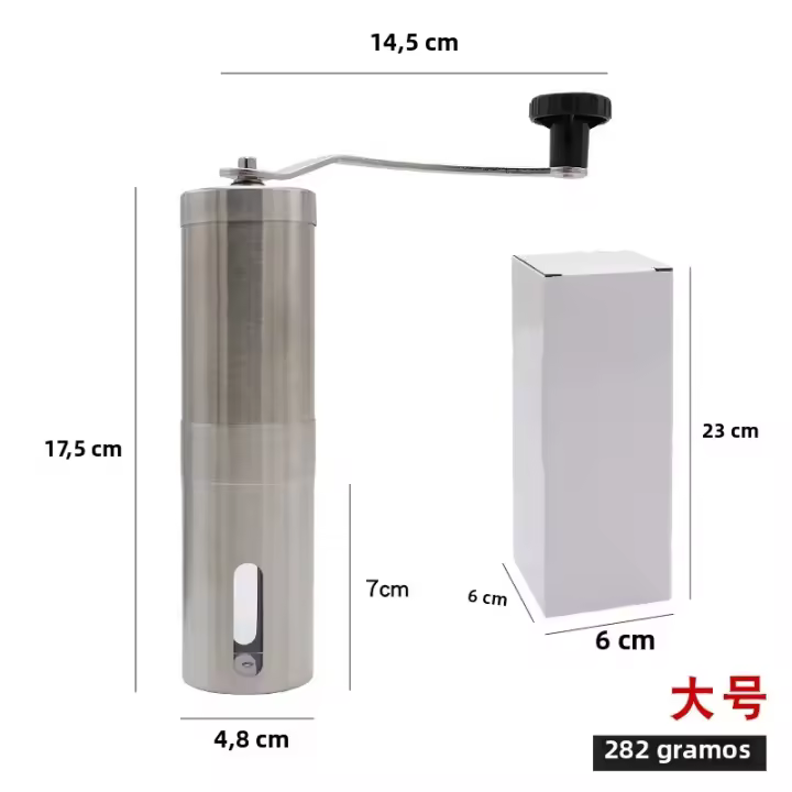 Molino De Café Manual De Acero Y Cerámica Core De Café Herramienta De Molienda Para Café Expresso Molino De Aromaterapia - 1