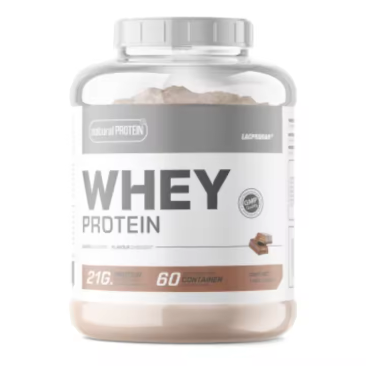 WHEY Proteína Lacprodan 1800g - Natural Protein  MUSCLECULT│Aumentar Masa Muscular - 1