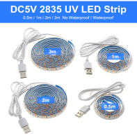 Tira De Luz LED UV 5V DC 2835 0.5M 1M 2M Impermeable Pantalla Roja USB Para DJ Fluorescencia Cinta De Luz Para Ambientes Interiores - details 2