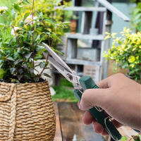 Tijeras De Poda Rectas De 190mm Con Mango Antideslizante Acero Inoxidable Herramientas Para Jardín Y Bonsái - details 4