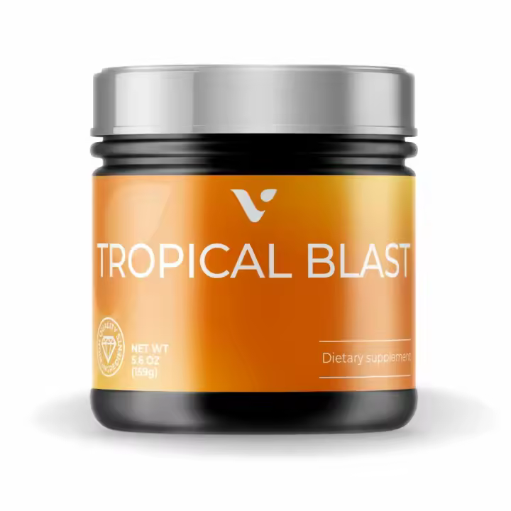 Valentus Tropical blast de Valentus Bote para 1 mes  - Elimina grasa abdominal, sabor piña colada. - 1