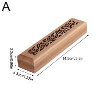 Portaencensas De Bambú Estilo Japonés Ecológico Natural Atrae La Ceniza Soporte Para Incienso Anti-Ash Sin Químicos Peligrosos - details 2