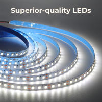 Tira LED Flexible 5M/10M DC 12V 24V SMD 2835 120LEDs/M Blanca/Calor Muy Blanca Para Decoración De Hogar Luz De Cinta Tirada - details 4