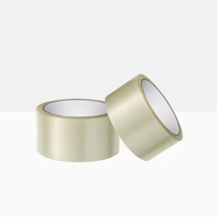 Cinta para Embalar Precinto Marron  ／ Transparente  48mm x 40／100m Pack 6 Rollos Unidades Cinta de Embalaje extra Fuerte Cintas adhesivas de uso Profesional para Cajas Barato - 1