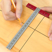 Regla De T En Aleación De Aluminio Con Impresión Láser Metríca Regla De Dibujo Compañera De Seto De Rectángulos 170MMx85MM Para Arquitectos - details 1