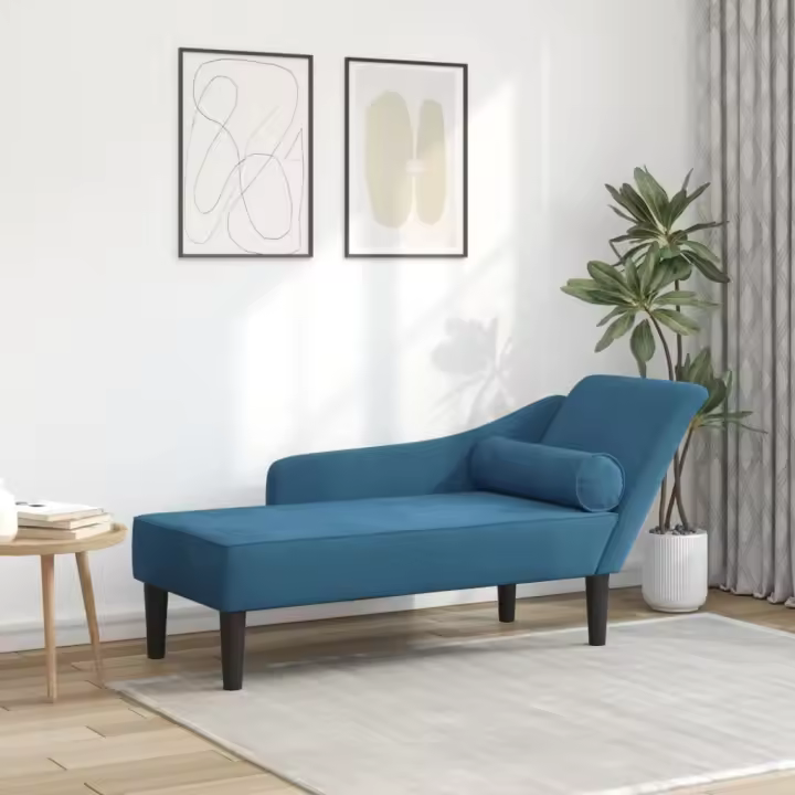 vidaXL Sofá diván con cojines terciopelo en color Gris claro/Gris oscuro/Azul y más | acolchados duraderos para sofás de jardín terraza exterior - 1