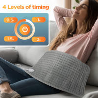 Manta eléctrica nueva con control de temperatura de 10 velocidades, manta calefactora eléctrica enchufable para el hogar, almohadilla térmica para fisioterapia - details 3