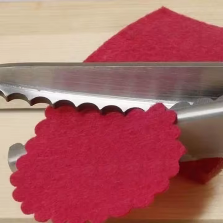 Tijeras De Costura DIY Herramientas Necesarias Tijeras De Encaje Onduladas De Acero Inoxidable Para Tailor 3/5/7mm - 1