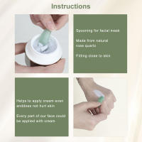 Cuchara De Jade Para Facial Espátula De Maquillaje Reutilizable Herramienta De Cuidado De La Piel Para La Belleza - details 5