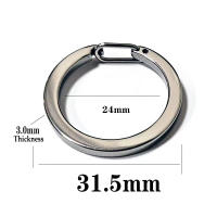Premium Clip De Llave C Forma Con Resorte Rápido Anillo De Separación C-type Portador De Llaves Duradero Para Coche - details 7